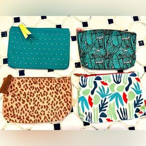 Lot Of 4 New Ipsy Cosmetic Bags